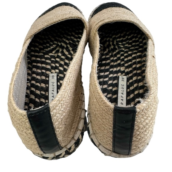 NWOT Zara Trafaluc Espadrille Jute Slip-On Loafers Size 39/US 8 - Picture 8 of 16